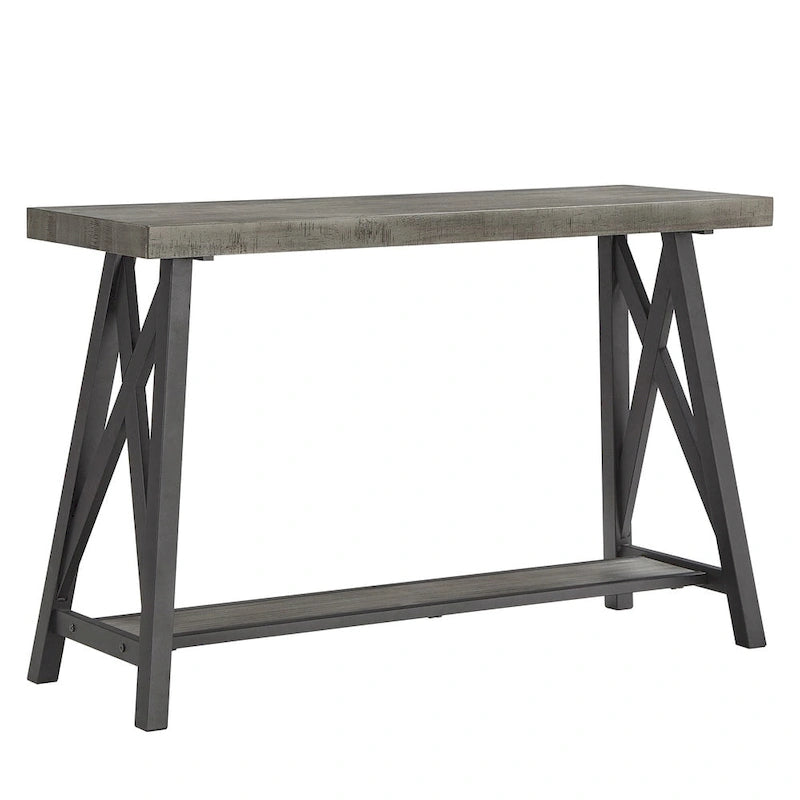 Console d'entrée Bryson Rustic X-Base pour canapé par iNSPIRE Q Classic