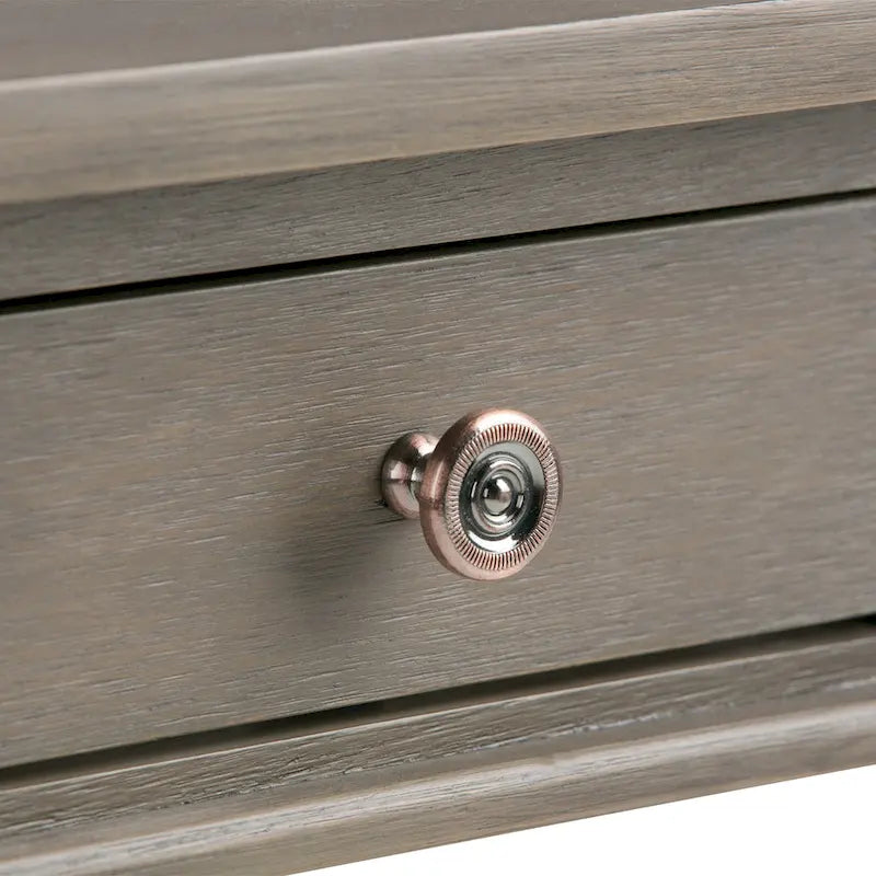 Table d'appoint carrée de transition WYNDENHALL Sterling en BOIS MASSIF de 45,7 cm de large - 45,7 L x 45,7 P x 50,8 H