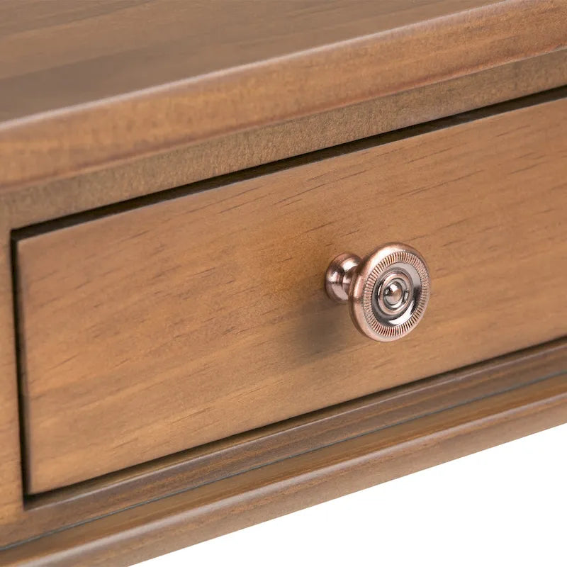Table d'appoint carrée de transition WYNDENHALL Sterling en BOIS MASSIF de 45,7 cm de large - 45,7 L x 45,7 P x 50,8 H