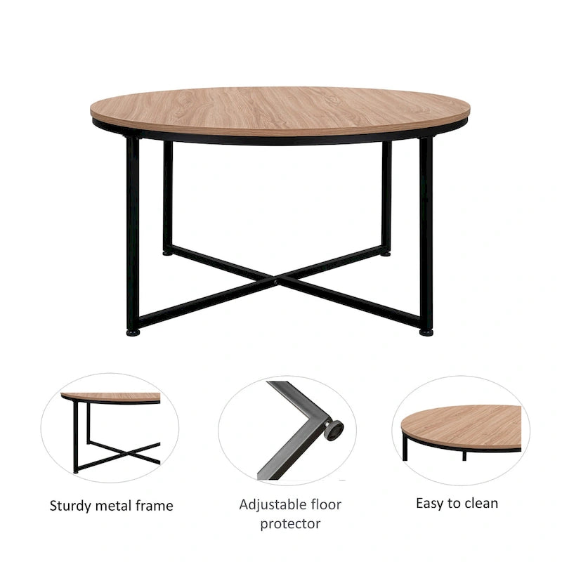 Table basse ronde