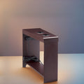 Table d'appoint étroite avec station de charge - Table de chevet avec rangement, 2 prises de courant et 2 ports USB
