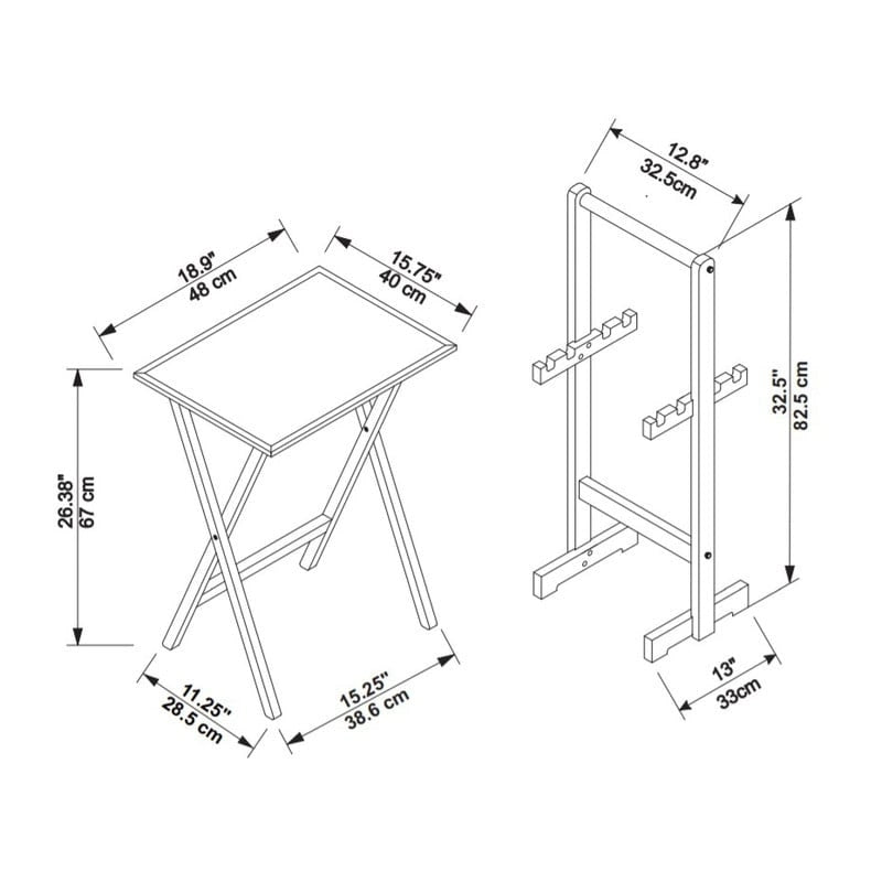 Ensemble de tables d'appoint Declan