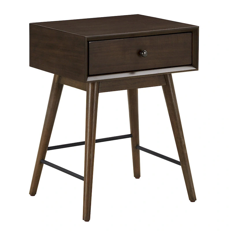 Table de chevet à 1 tiroir Aksel Wood par iNSPIRE Q Modern