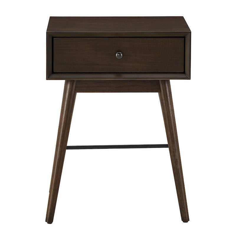 Table de chevet à 1 tiroir Aksel Wood par iNSPIRE Q Modern