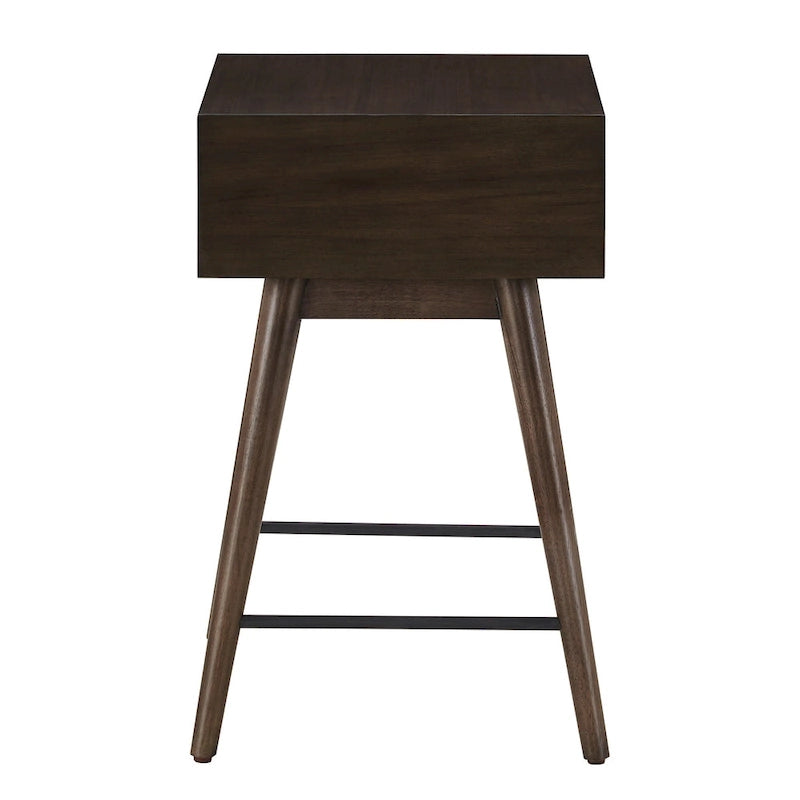 Table de chevet à 1 tiroir Aksel Wood par iNSPIRE Q Modern
