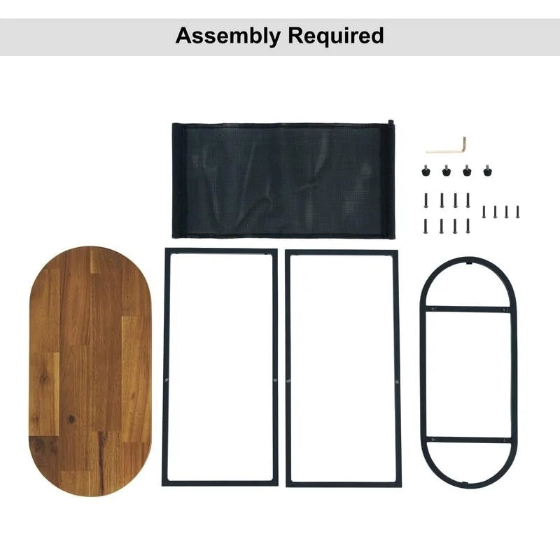 Tables d'appoint ovales étroites, lot de 2 tables d'extrémité avec rangement organisateur