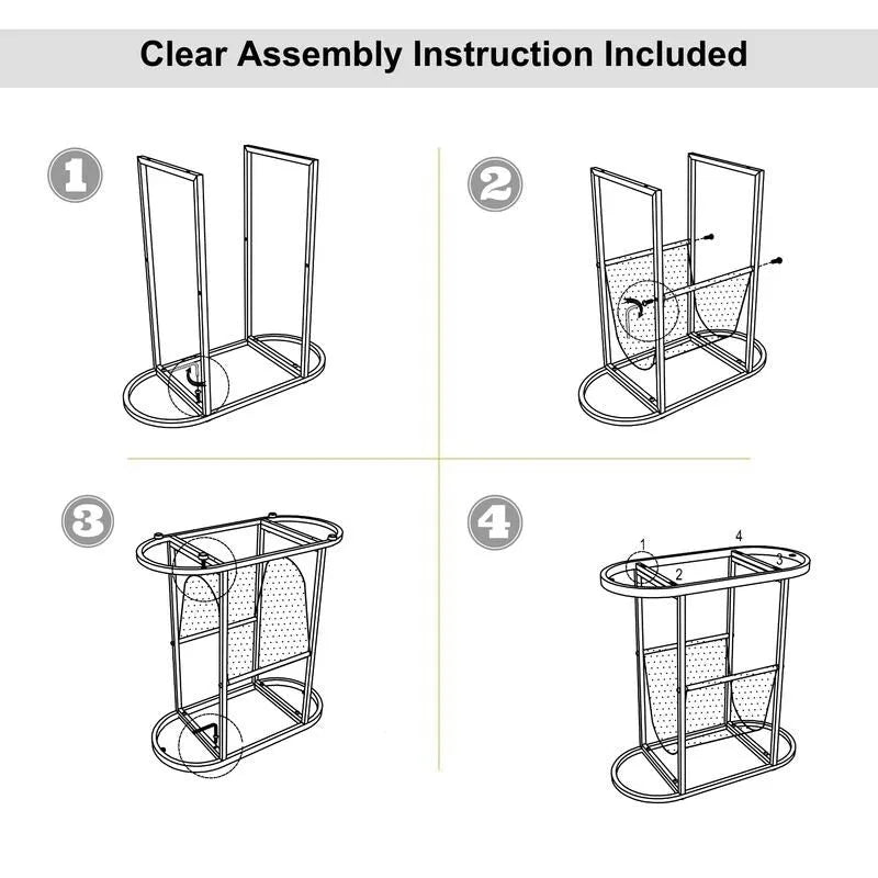 Tables d'appoint ovales étroites, lot de 2 tables d'extrémité avec rangement organisateur