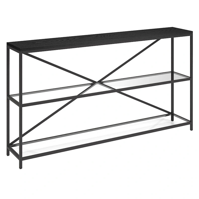 Fionn Table console rectangulaire large de 55 po - 55 po de large