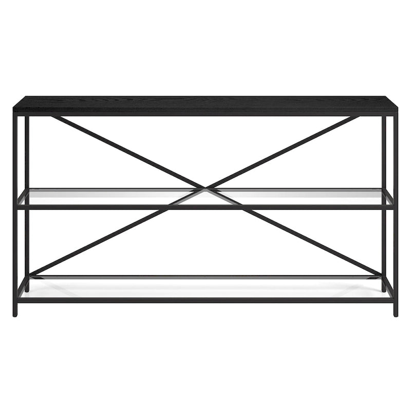 Fionn Table console rectangulaire large de 55 po - 55 po de large