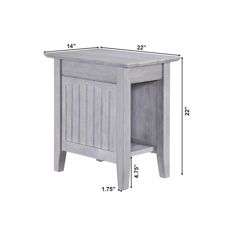 Table d'appoint de chaise AFI Nantucket