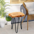 Support Naturel en Racines de Cèdre avec 3 Pieds Épingle - 13,5 x 12 x 19