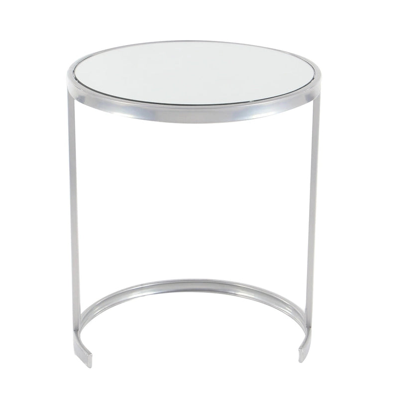 Tables d'appoint accentuées en métal noir/doré (paquet de 3)