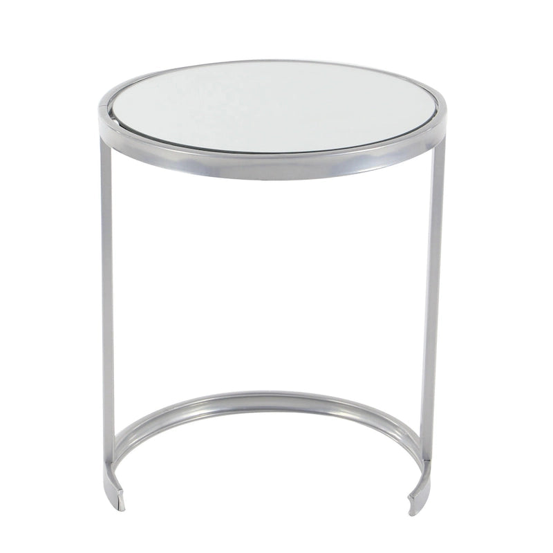 Tables d'appoint accentuées en métal noir/doré (paquet de 3)
