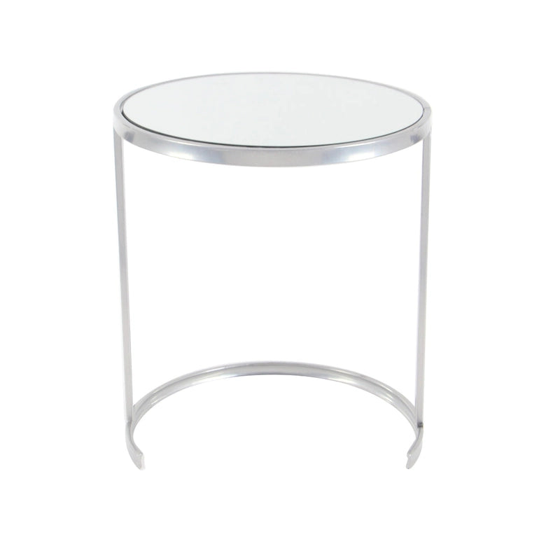Tables d'appoint accentuées en métal noir/doré (paquet de 3)