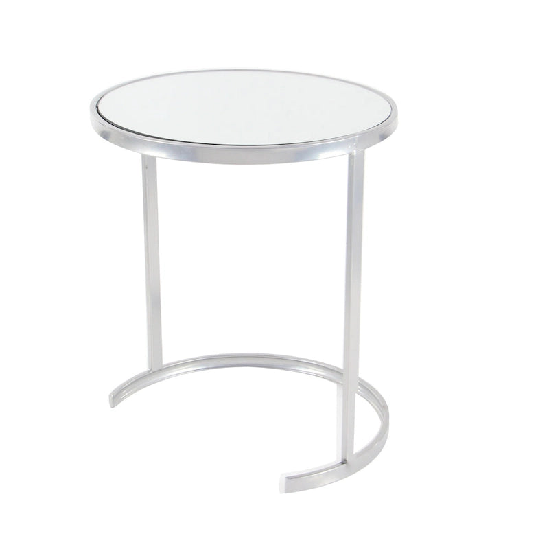 Tables d'appoint accentuées en métal noir/doré (paquet de 3)