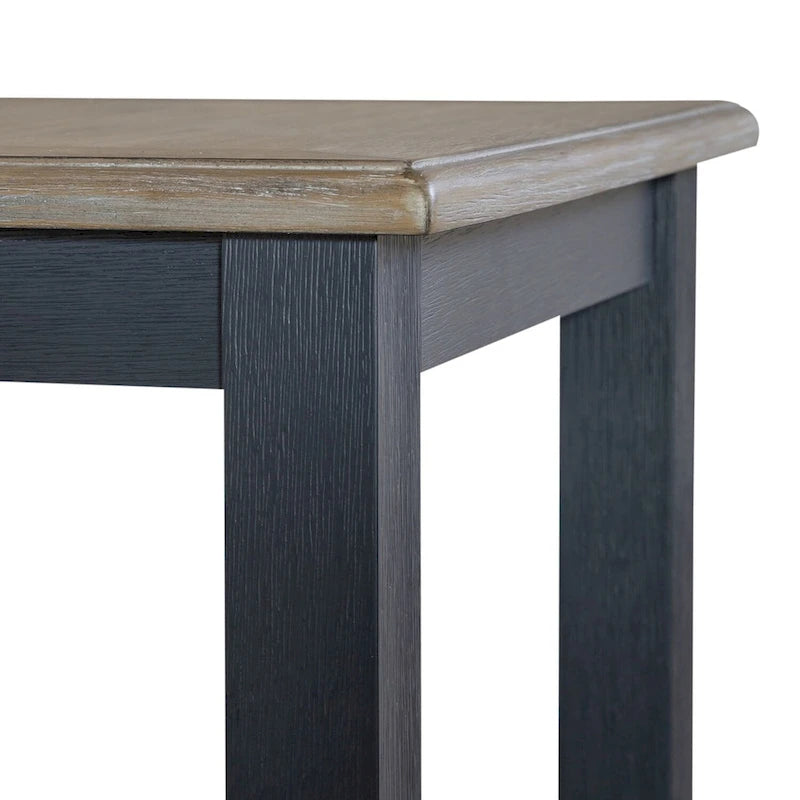 Table d'appoint Summerville gris brossé – bleu marine
