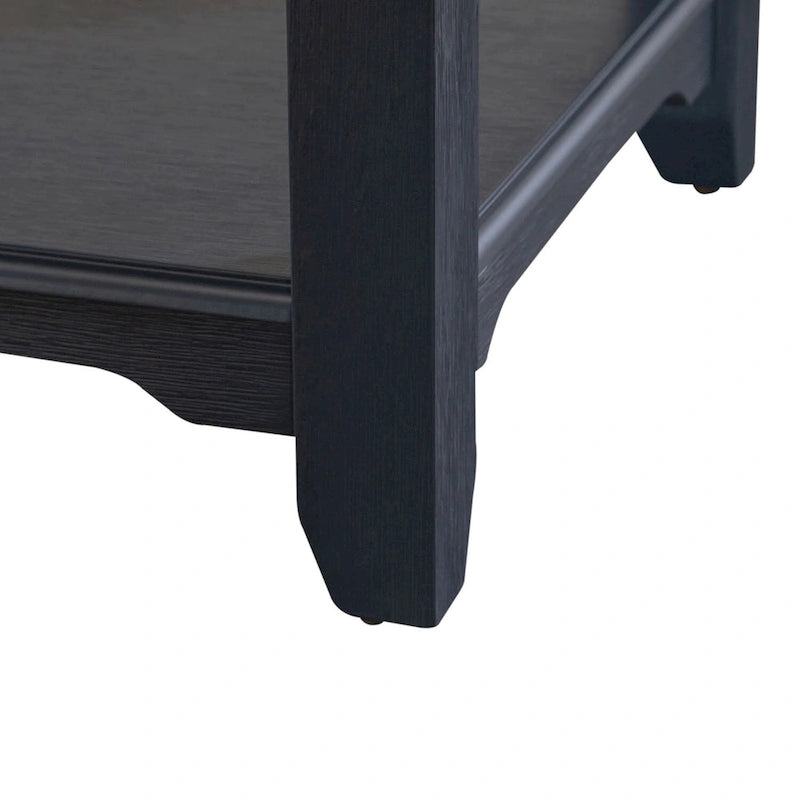 Table d'appoint Summerville gris brossé – bleu marine