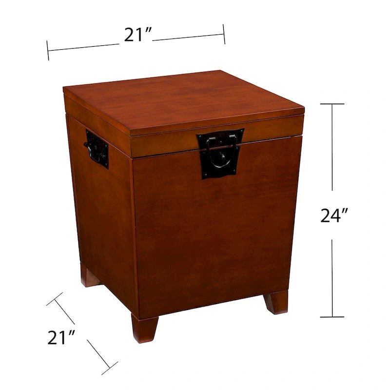Table basse en tronc de bois de chêne Liatris et ensemble de 2 tables d'appoint SEI Furniture