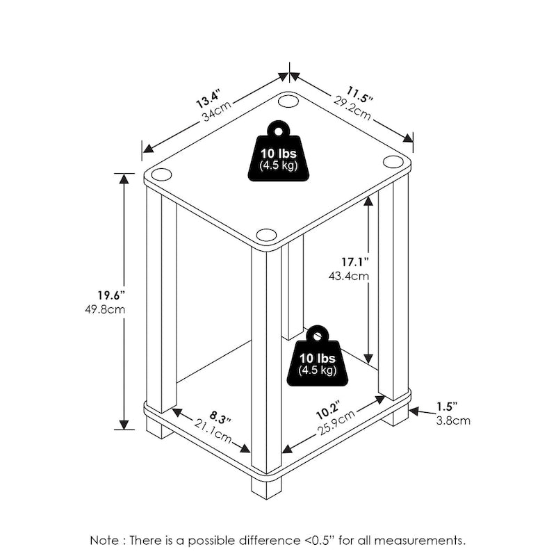 Table d'appoint Simplistic Furinno