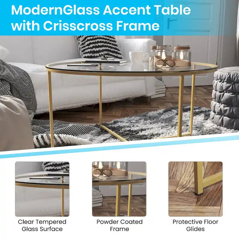 Tables gigognes Sonoma chêne clair avec piètement cantilever en métal