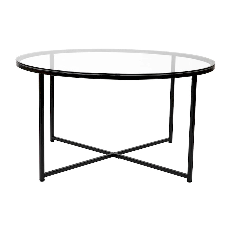 Tables gigognes Sonoma chêne clair avec piètement cantilever en métal