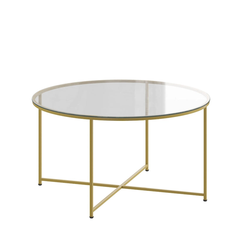 Tables gigognes Sonoma chêne clair avec piètement cantilever en métal