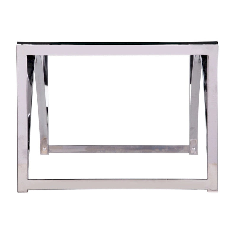 Table basse en verre argenté contemporaine SEI Furniture Stene
