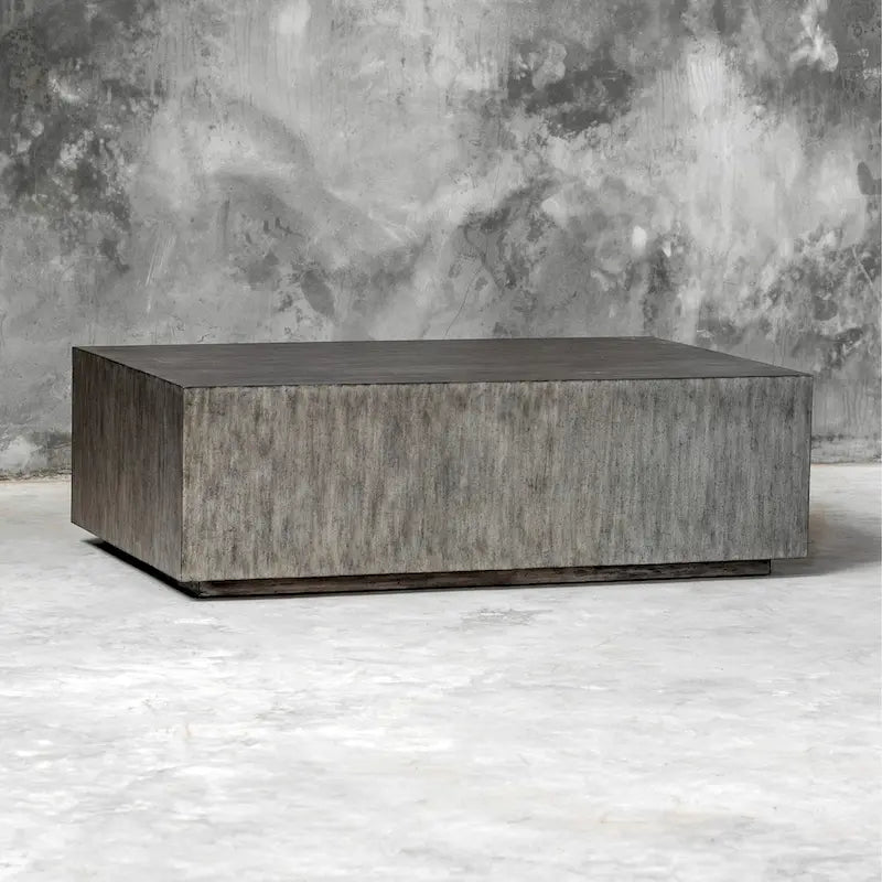 Table basse moderne Uttermost Kareem gris