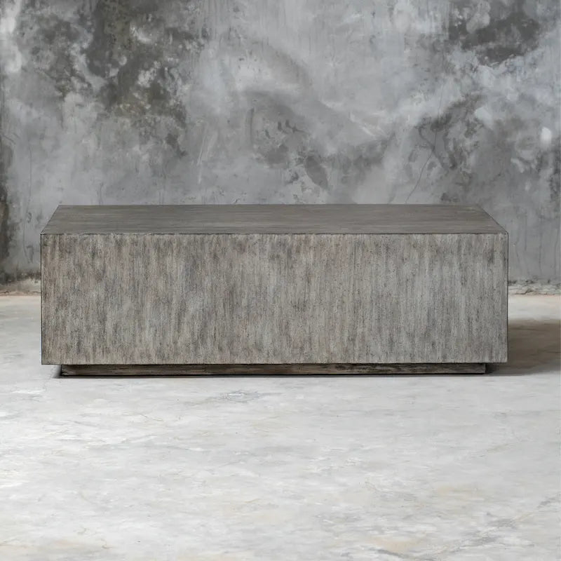 Table basse moderne Uttermost Kareem gris