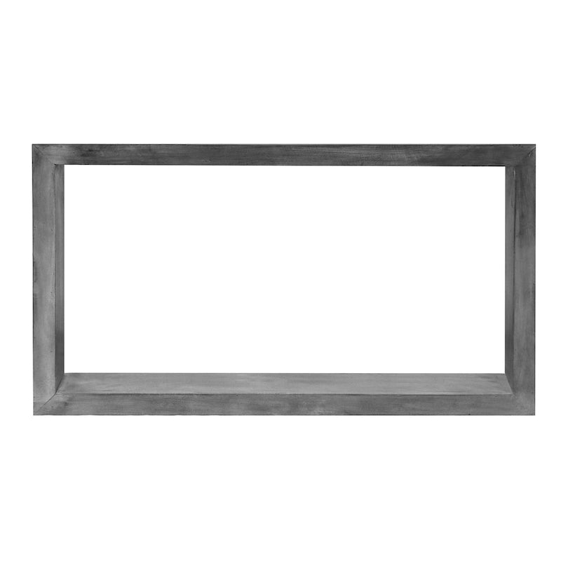 Console Keli en bois de manguier de 132 cm avec cubes ouverts et 1 étagère