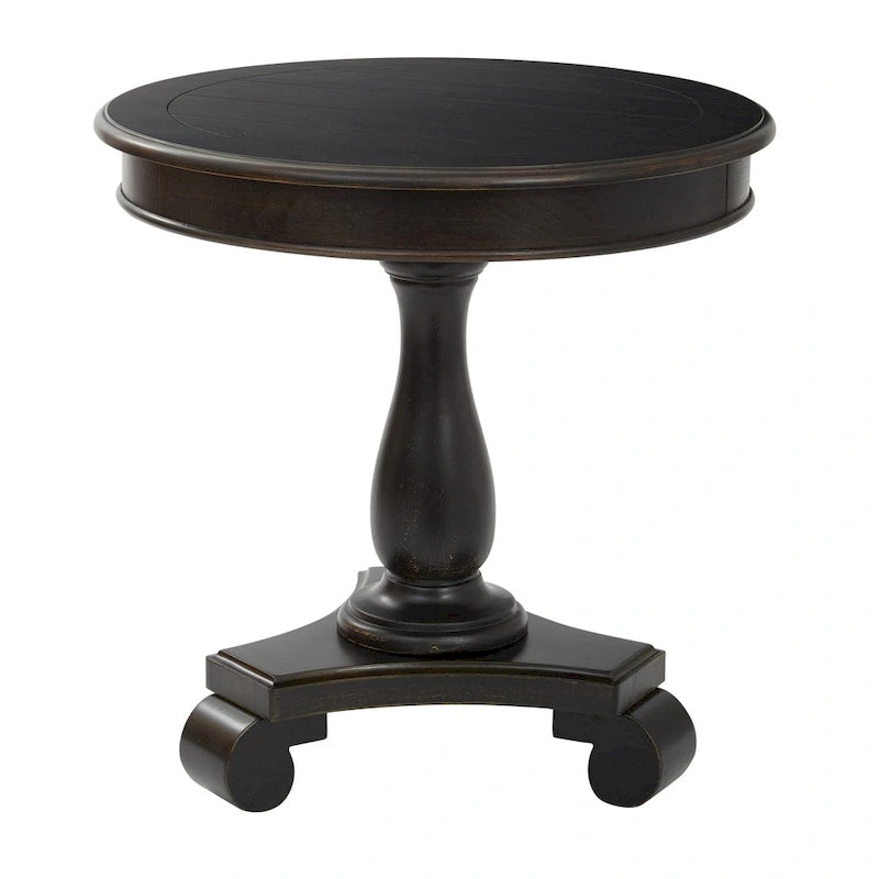Table d'appoint ronde traditionnelle peinte à la main Porch & Den Viola