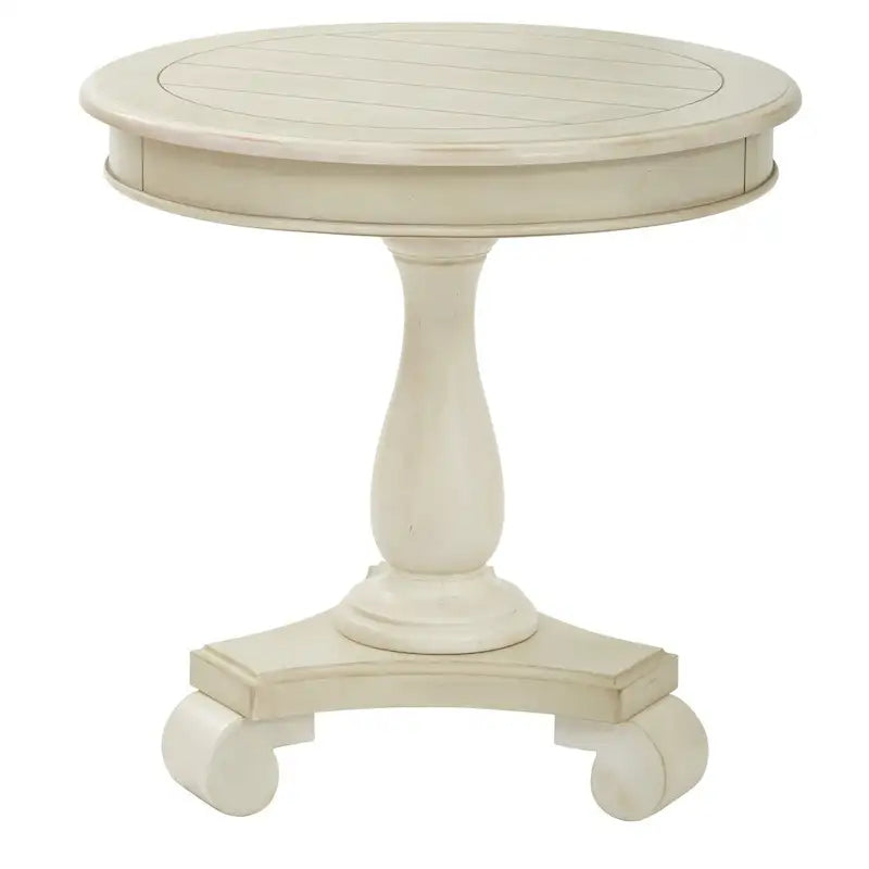 Table d'appoint ronde traditionnelle peinte à la main Porch & Den Viola