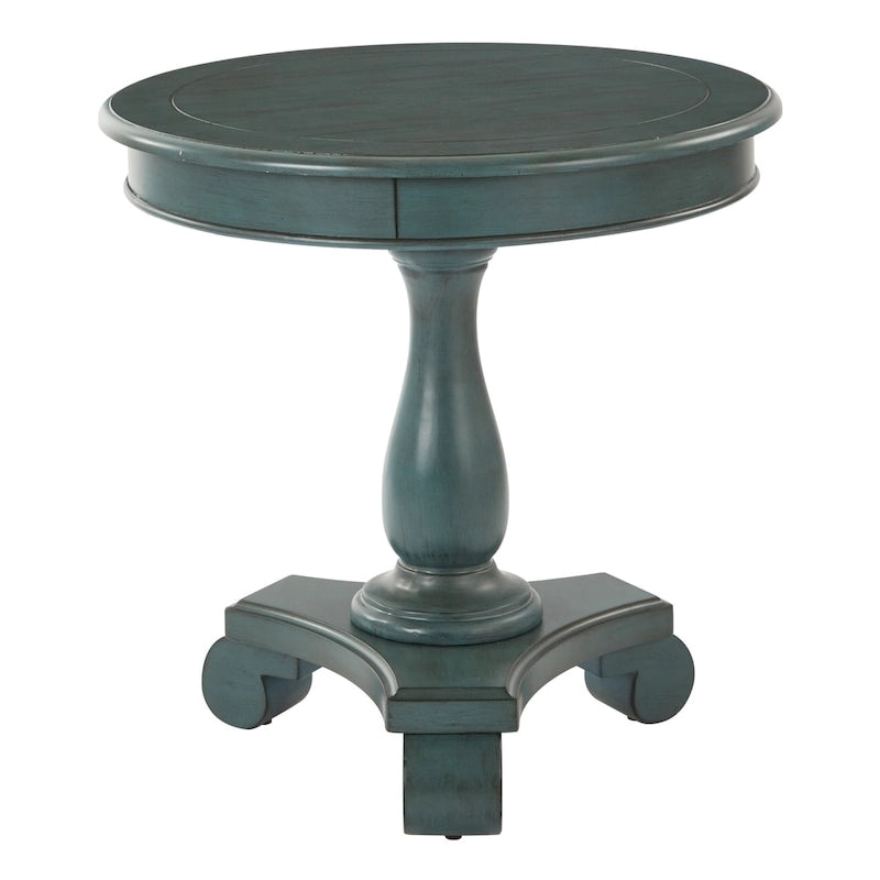 Table d'appoint ronde traditionnelle peinte à la main Porch & Den Viola