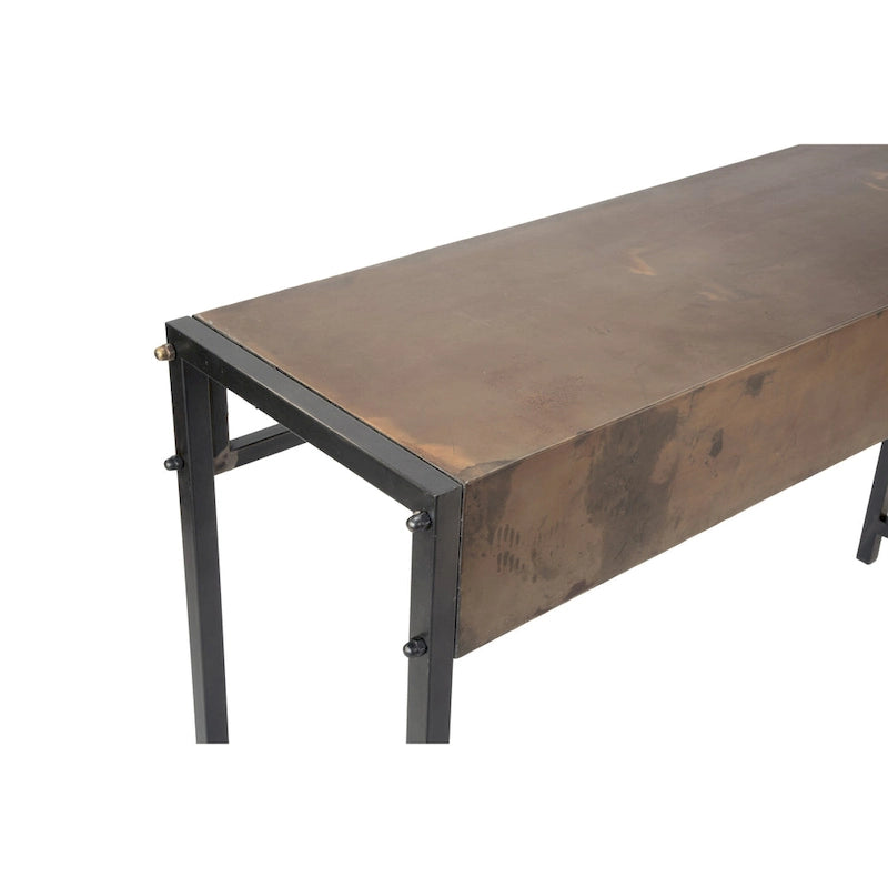 Console de salon en métal bronze Rehr Carbon Loft