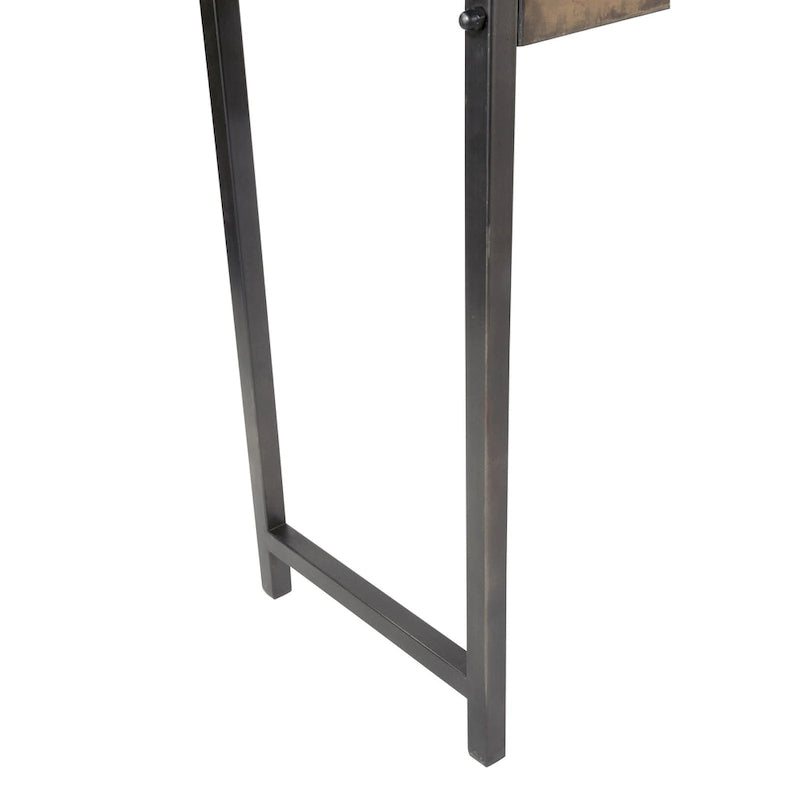 Console de salon en métal bronze Rehr Carbon Loft