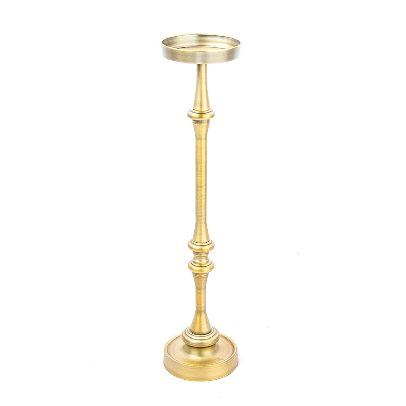 Table d'appoint Glam Martini sur pied ronde de 6 po, Laiton