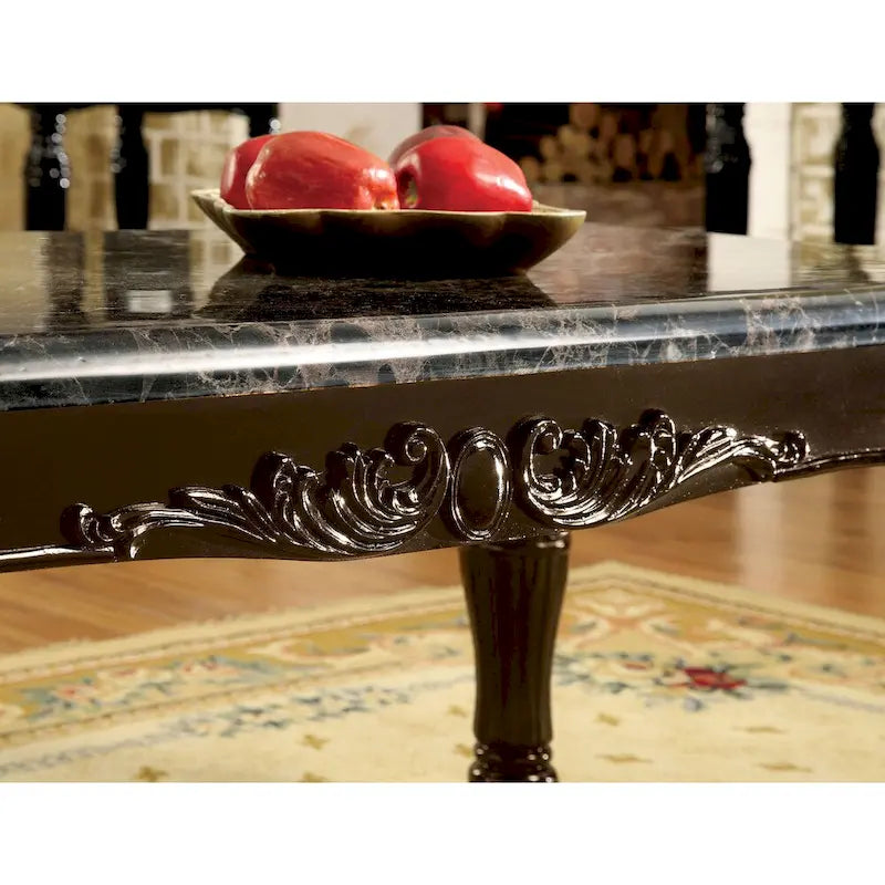 Ensemble de 3 tables basses et tables d'appoint Haia en bois espresso traditionnel par Furniture of America