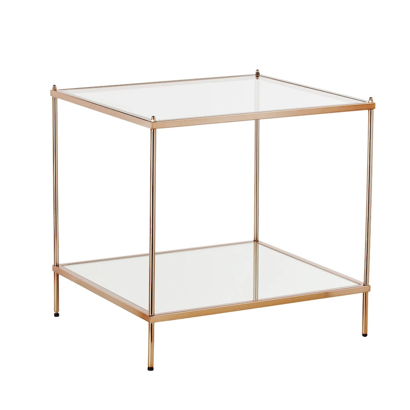 Table d'appoint Glam en verre SEI Furniture Grant