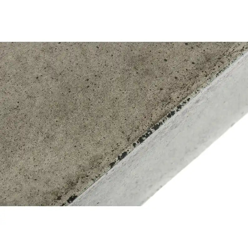 Table basse carrée moderne en béton gris 43 - 12 H x 43 L x 43 P