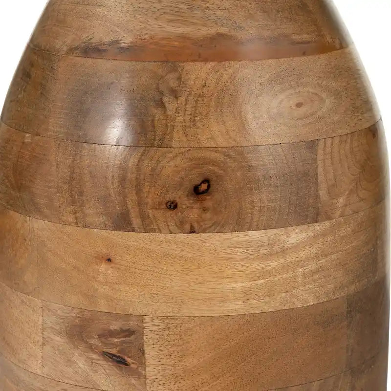 Sagebrook Home Table d'appoint sablier en bois de manguier - 16 x 16 x 19