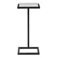 Table d'appoint Martini blanche - 8P x 10L x 23H