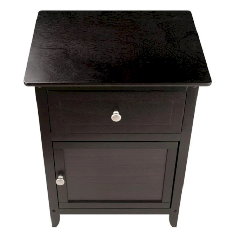 25 table d'appoint en bois Eugene marron expresso