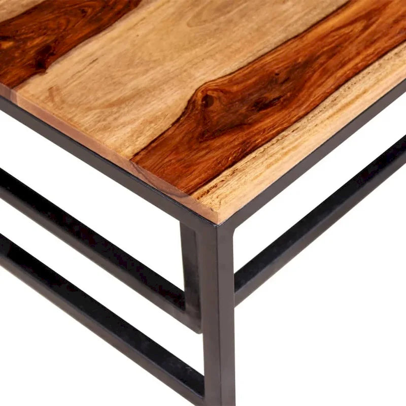 vidaXL Tables gigognes, 2 pcs, Bois de Sesham massif