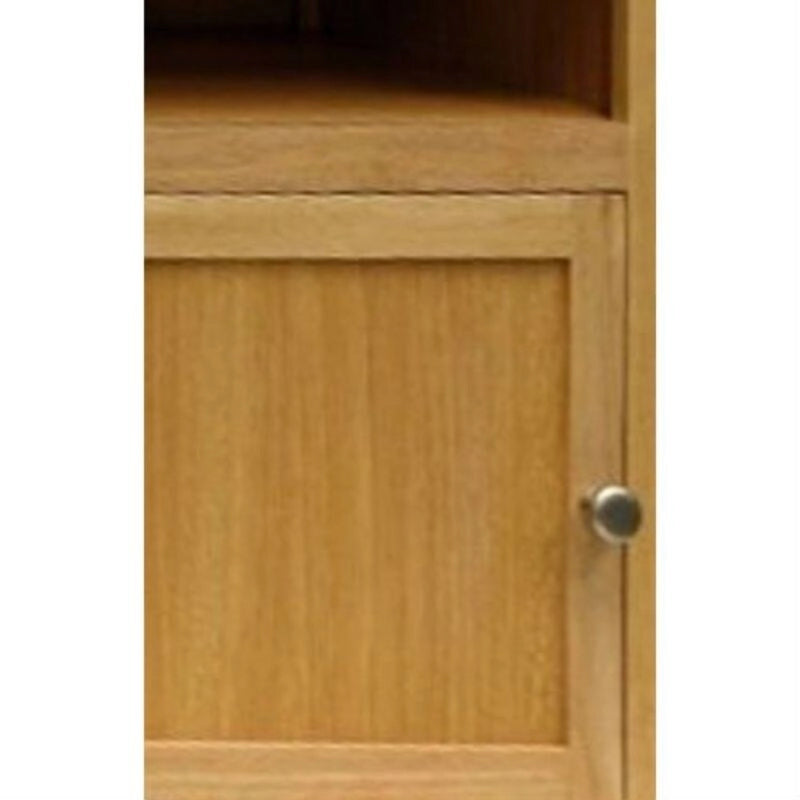 Table d'appoint simple / Table de chevet / Table d'appoint avec finition en bois naturel - 15P x 19L x 25H