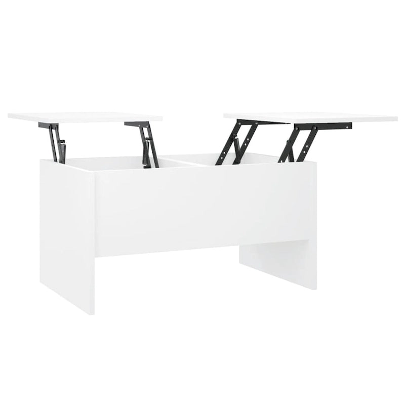 vidaXL Table Basse Relevable Table d'appoint Table d'appoint pour Canapé Bois d'ingénierie - 80 x 50 x 42,5 cm