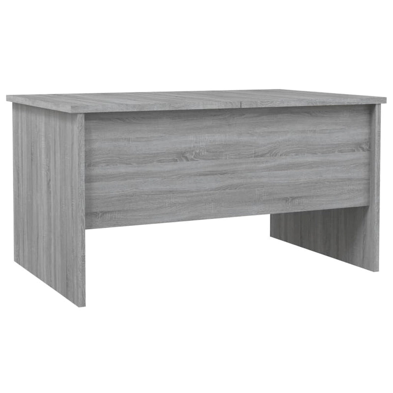 vidaXL Table Basse Relevable Table d'appoint Table d'appoint pour Canapé Bois d'ingénierie - 80 x 50 x 42,5 cm