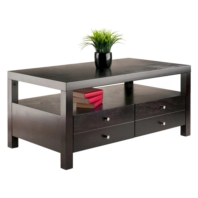 Table basse Copenhagen, Espresso - 40,16 x 22,83 x 18,35