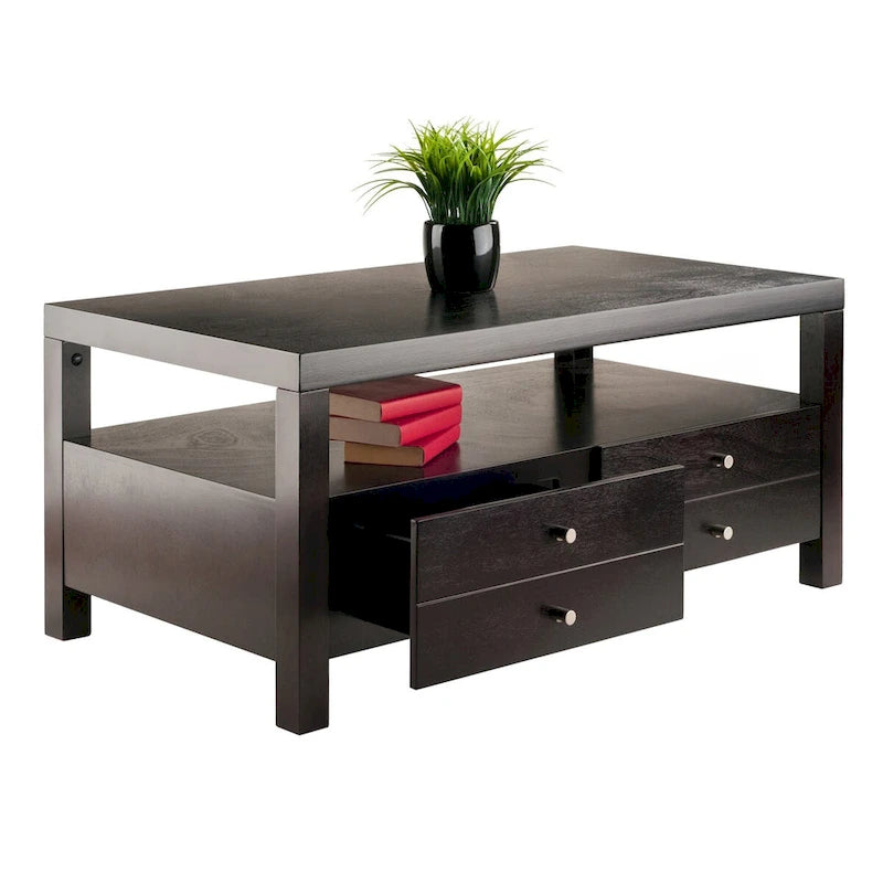 Table basse Copenhagen, Espresso - 40,16 x 22,83 x 18,35