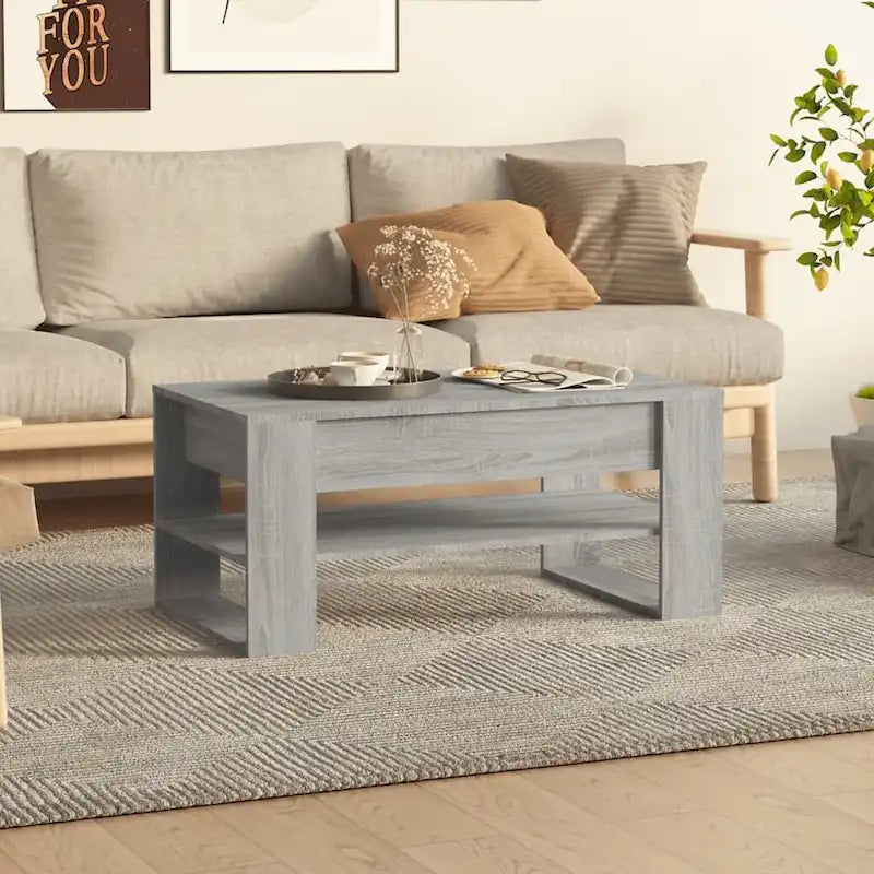 vidaXL Table Basse multicolore 40,2x21,7x17,7 Bois d'ingénierie