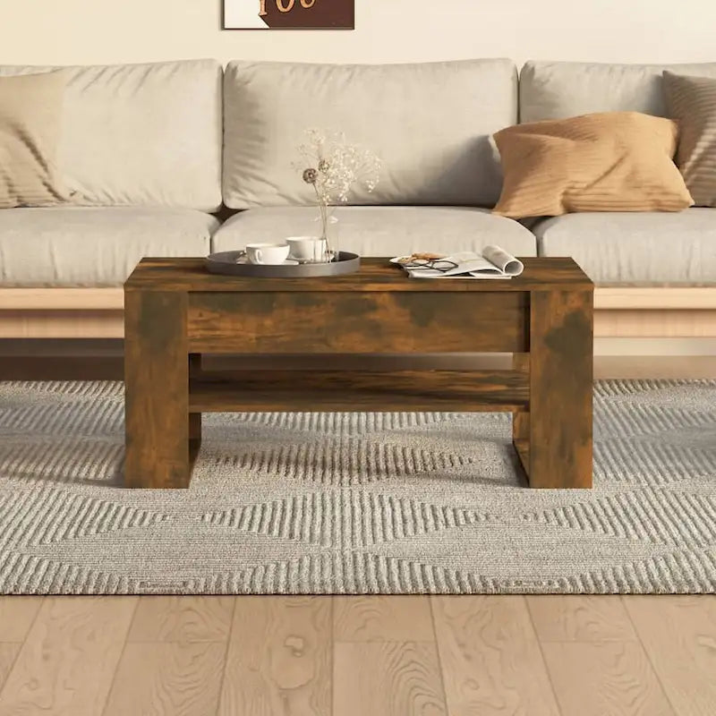 vidaXL Table Basse multicolore 40,2x21,7x17,7 Bois d'ingénierie